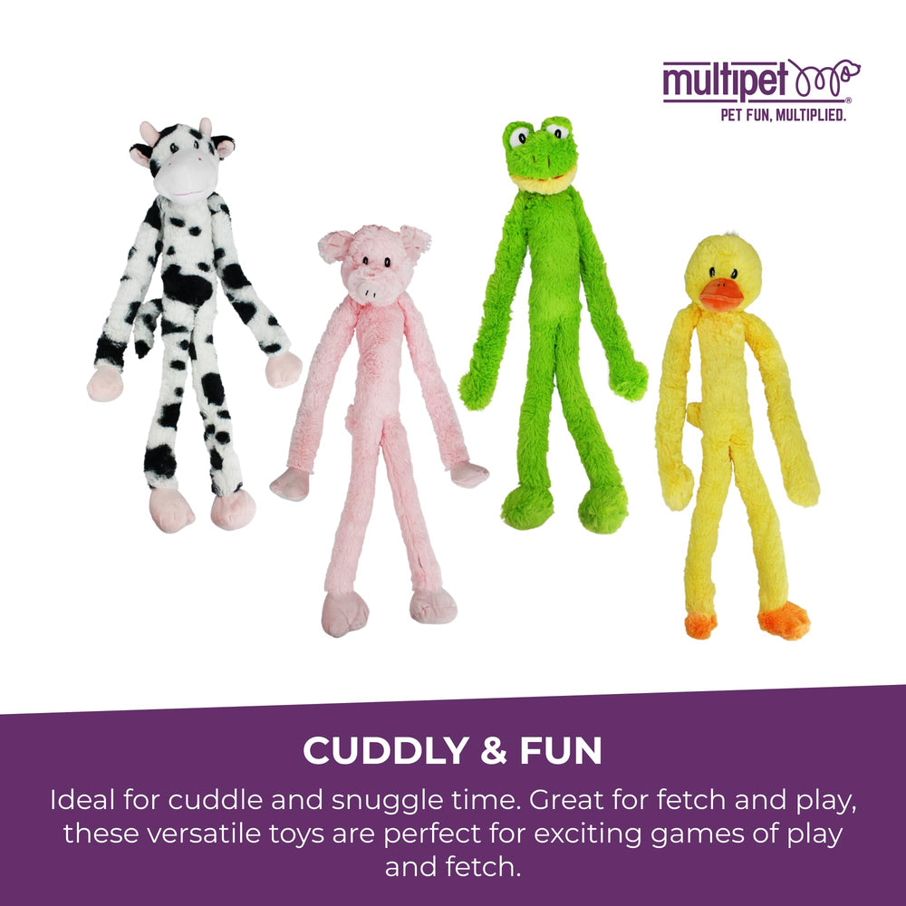 Multipet Swingin Slevin vaca moteada para acurrucar y jugar