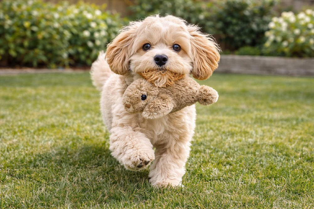 Multipet Thumperz juguete ligero para perros pequeños.