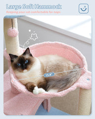 MUTTROS árbol para gatos, casita con privacidad.
