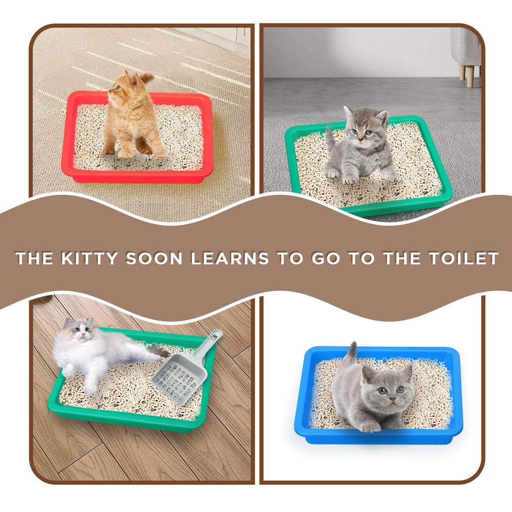 MUWUZOYT borde bajo de entrada, diseño cómodo para gatitos.