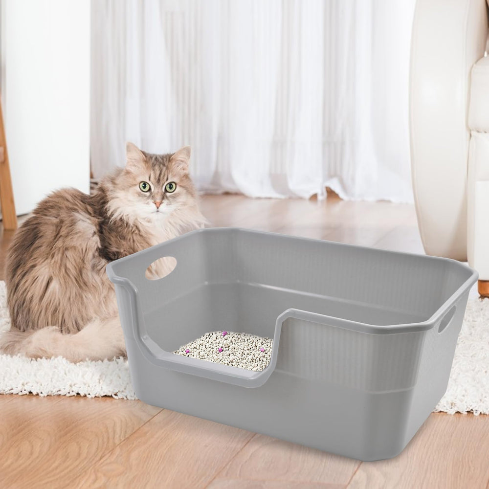 MUYG muyg-bandeja-gato-anti-salpicaduras, reduce salpicaduras durante el uso