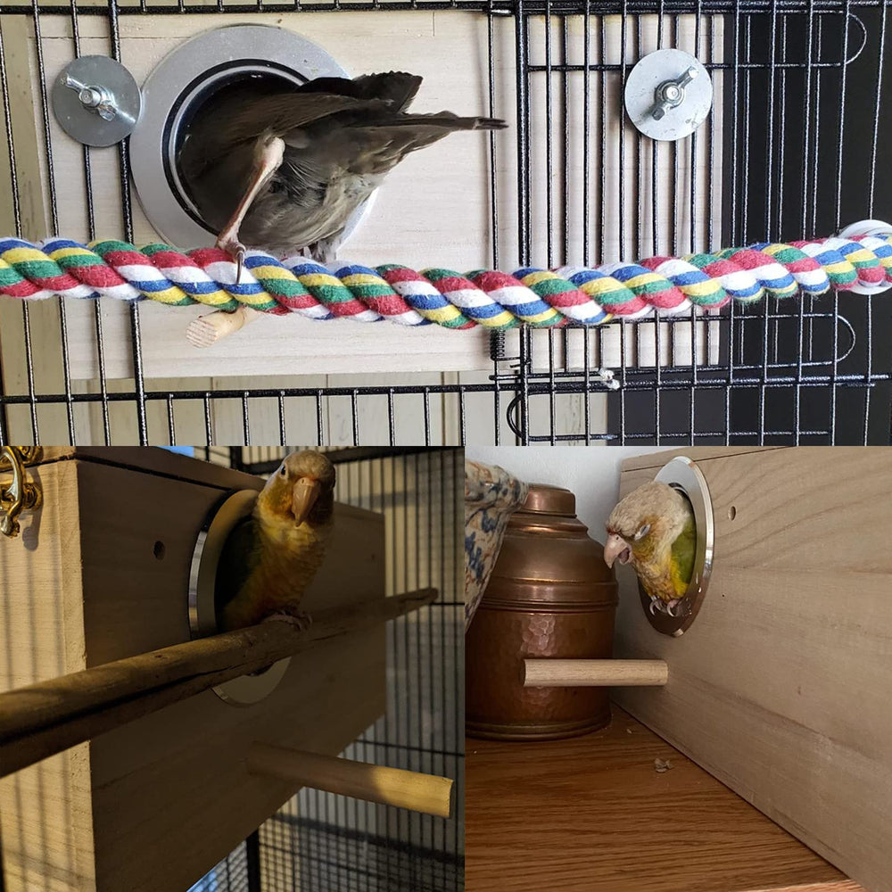 MUYG caja nido con tapa abatible facilita la limpieza
