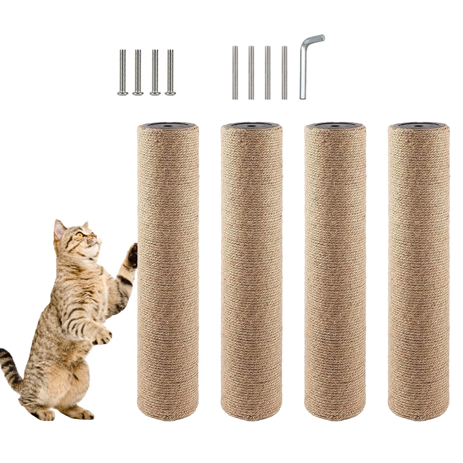 MUYG repuesto poste rasca-gato para árbol interior, 15.7x3.1 pulgadas