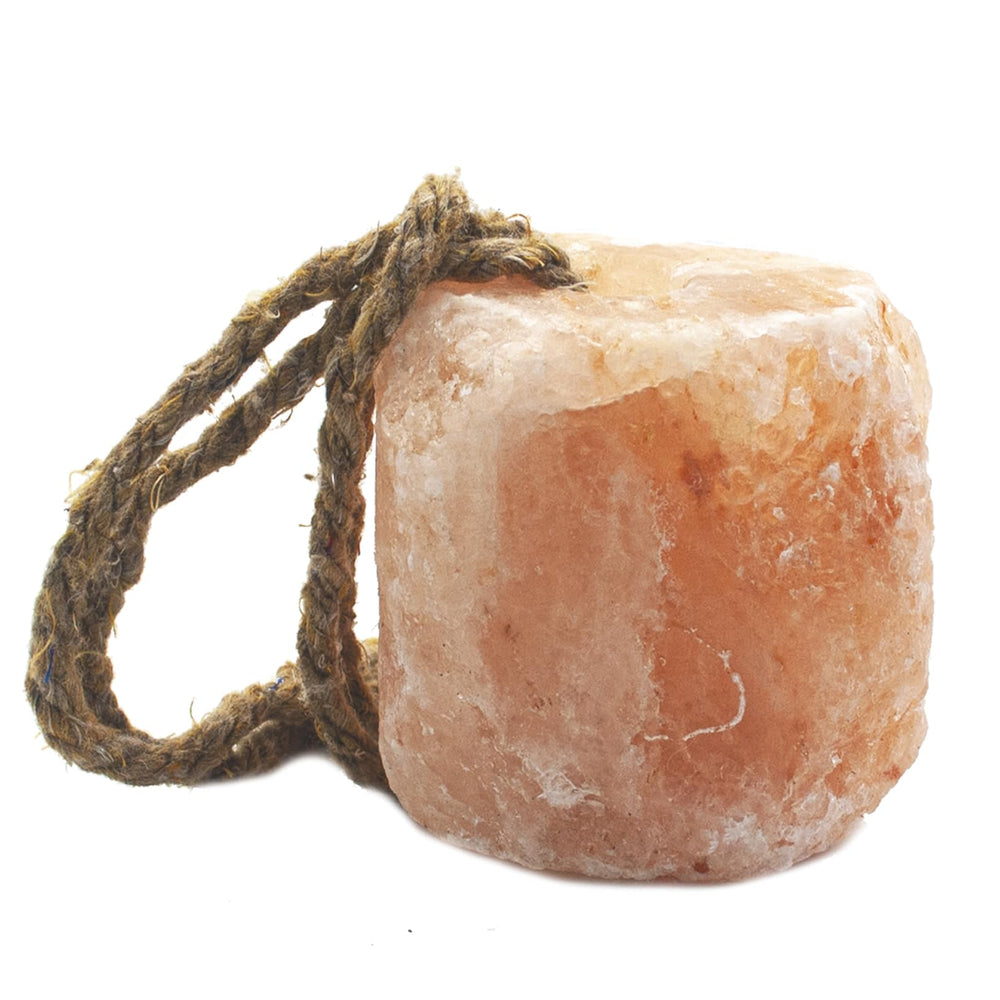 MUYG sal Himalaya: ladrillo mineral con cuerda para suministro de minerales a ganado.