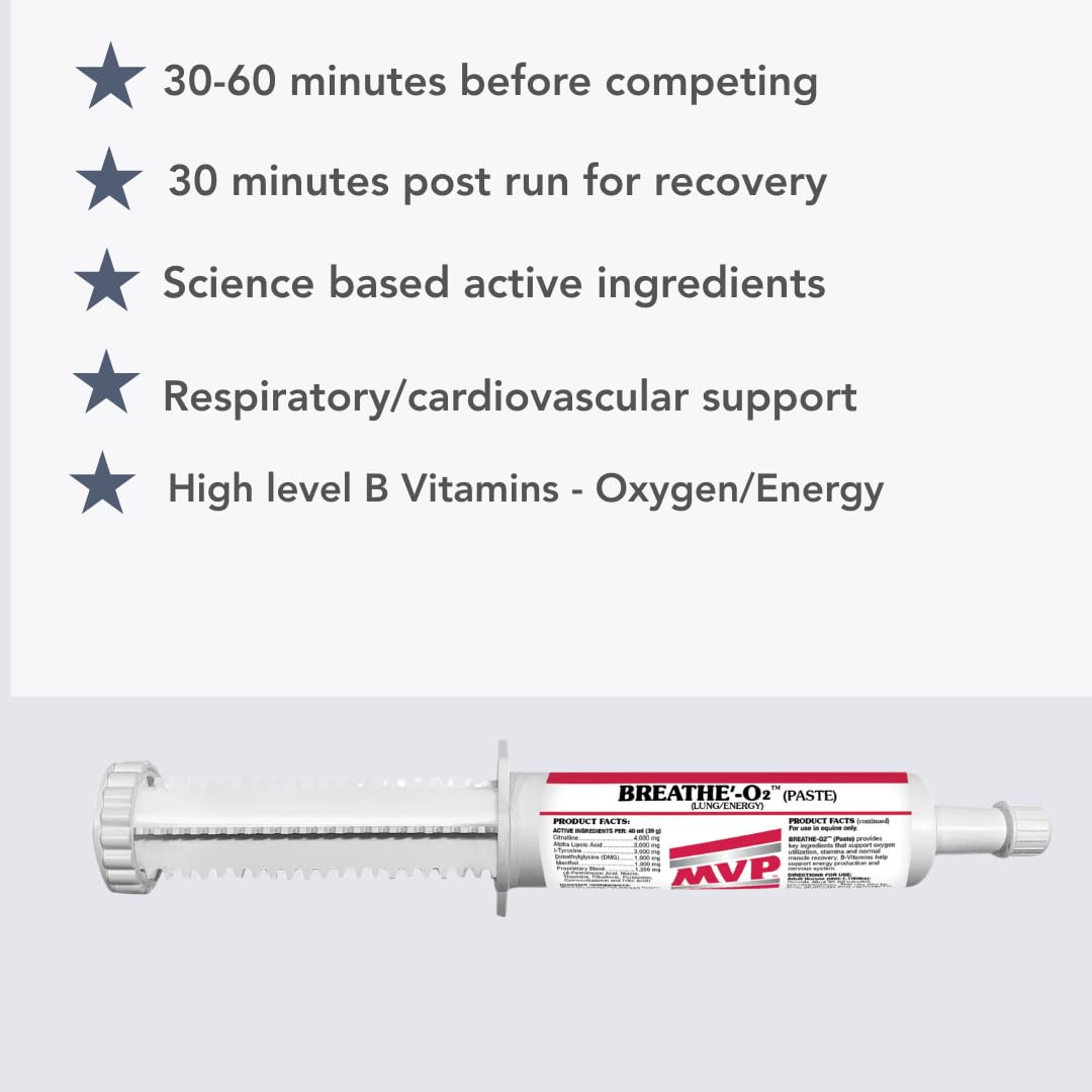 MVP Breathe O'2 tubo de dos dosis, uso rápido y cómodo.