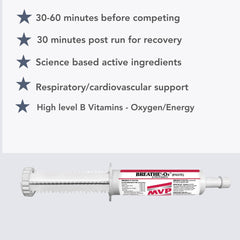 MVP Breathe O'2 tubo de dos dosis, uso rápido y cómodo.