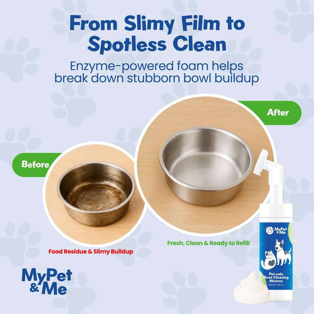 My Pet & Me: tamaño compacto 4.05 oz, espuma controlada para uso diario