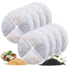 Filtro para fuente de gatos MyfatBOSS, conjunto de ocho piezas para agua más limpia.
