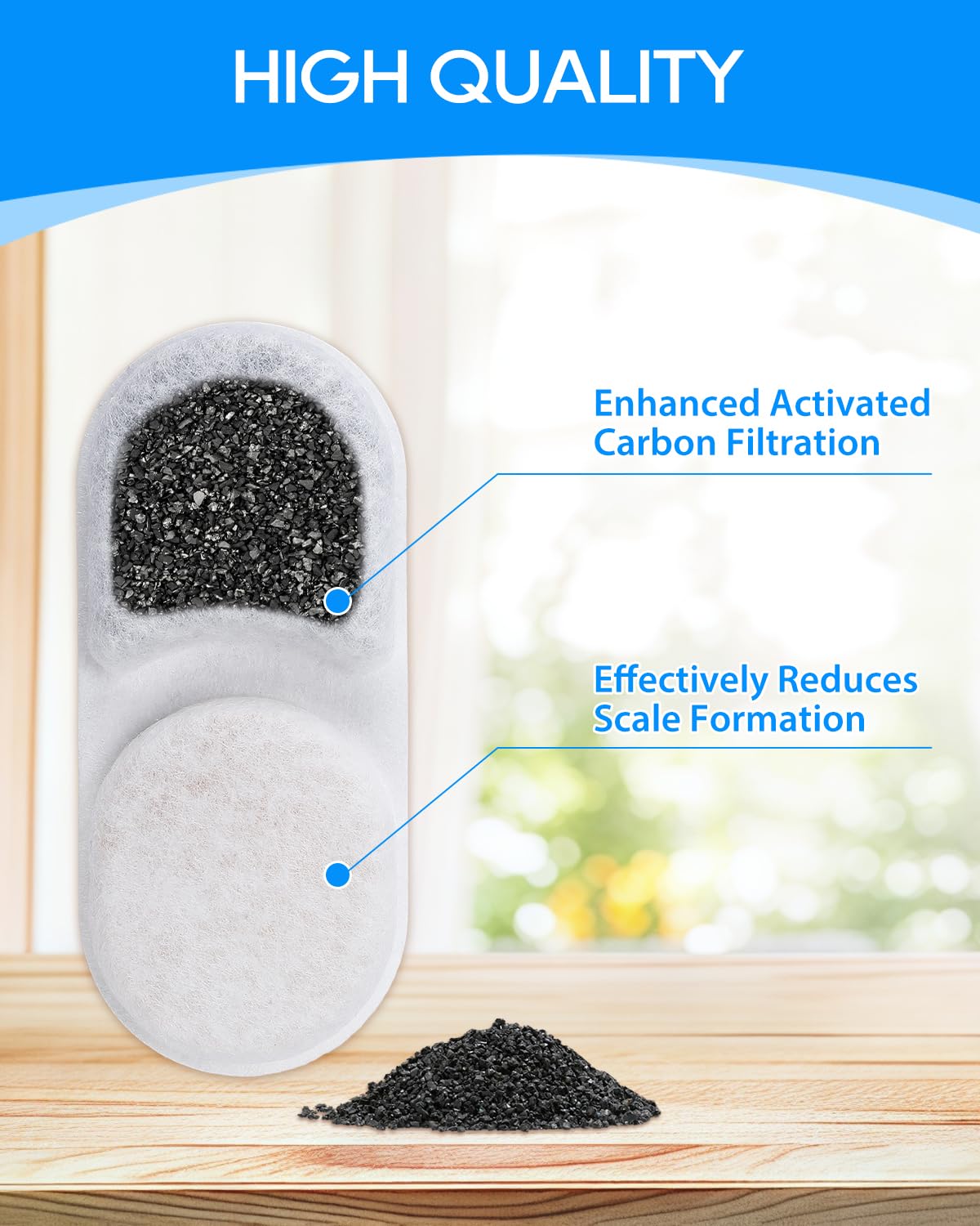 Resina de intercambio iónico MyfatBOSS mejora la calidad del agua.