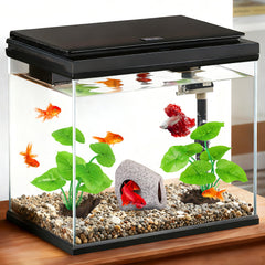 MyLifeUNIT planta de seda para acuario, aporta color vivo y refugio suave.