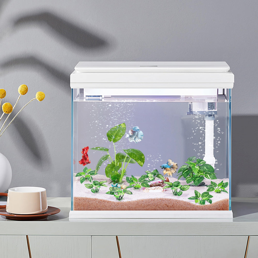 MyLifeUNIT plantas silk acuario pequeña-4: limpieza sencilla para uso prolongado y mantenimiento reducido