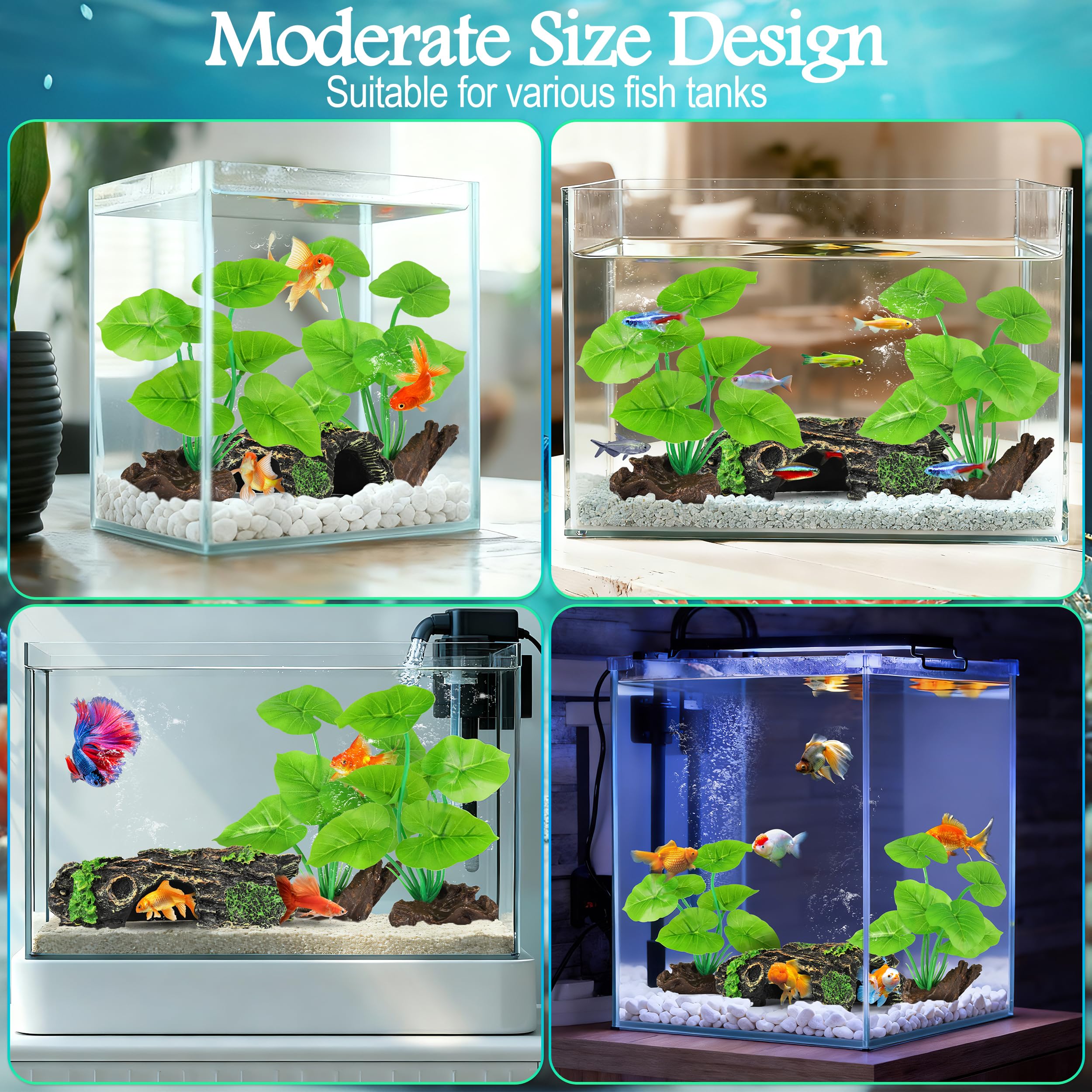 MyLifeUNIT hábitat tortuga, decoración funcional para terrarios