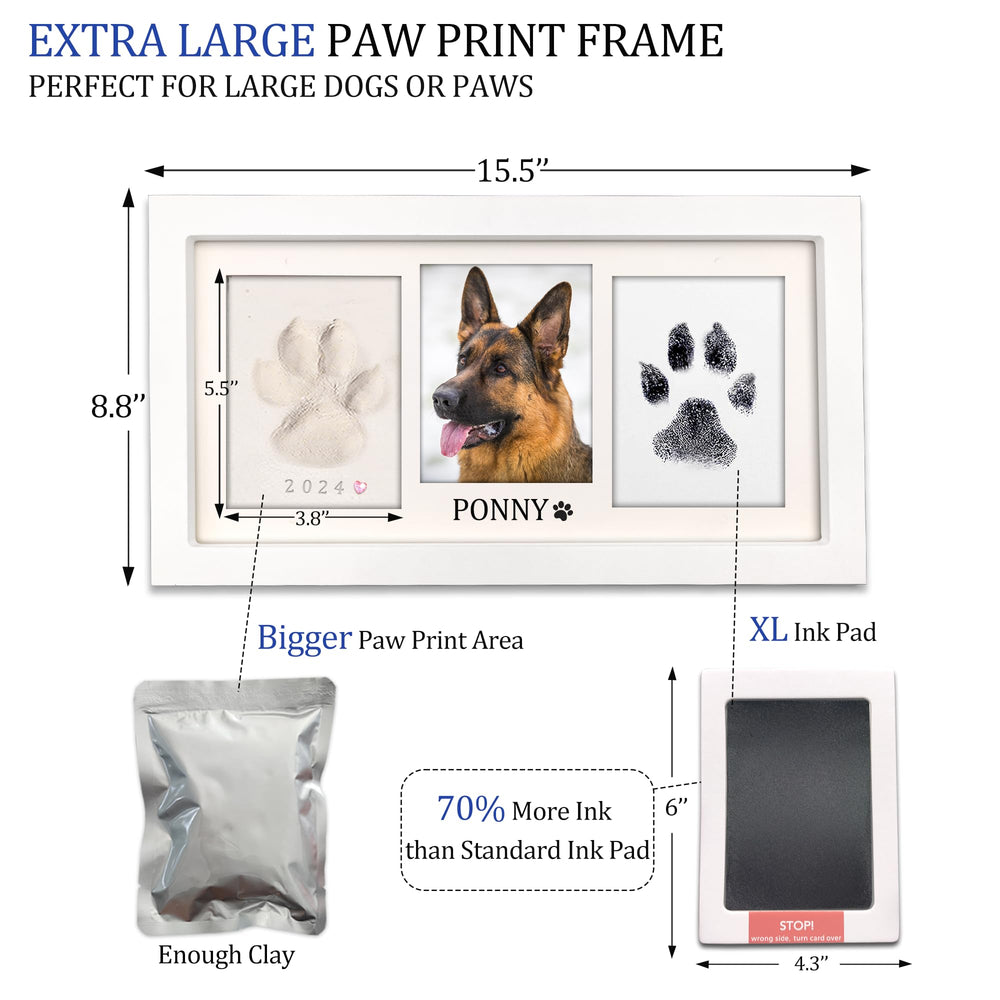 MYPAWLETS arcilla-huellas-suave ofrece impresión suave al tacto para memorias afectivas.