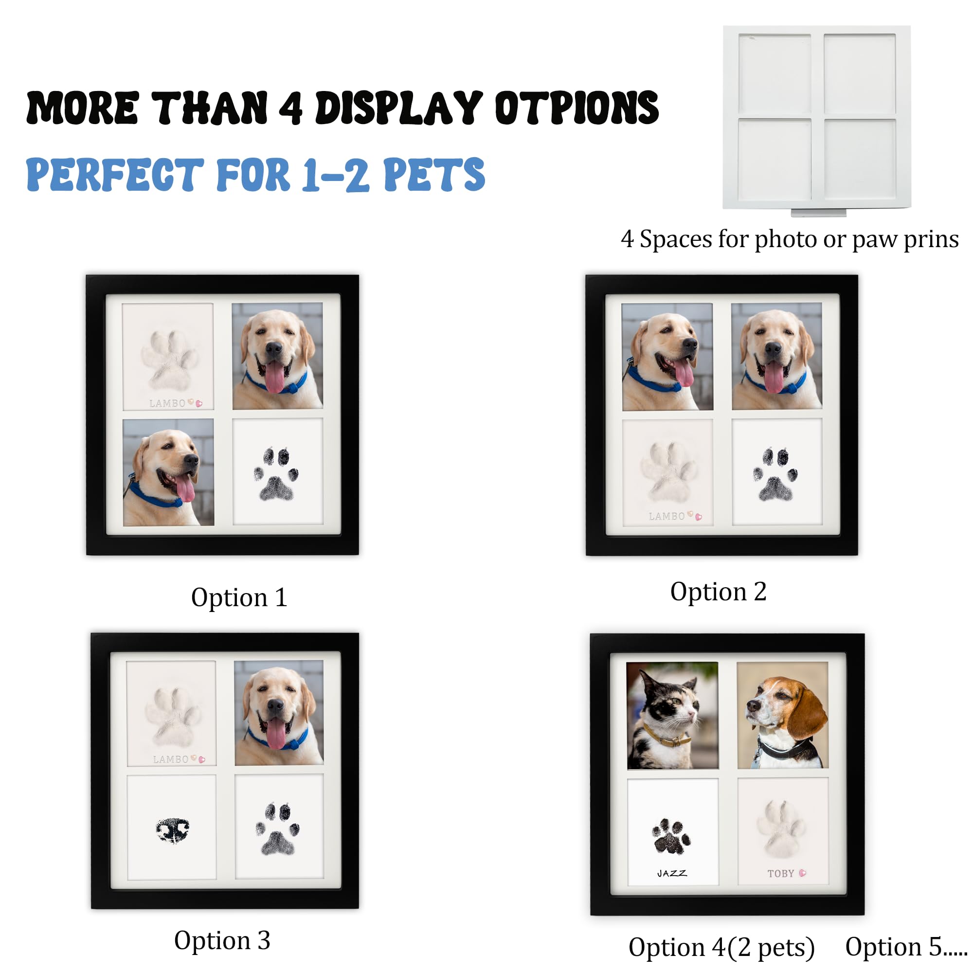 MYPAWLETS huellas grandes en área amplia para mayor detalle.