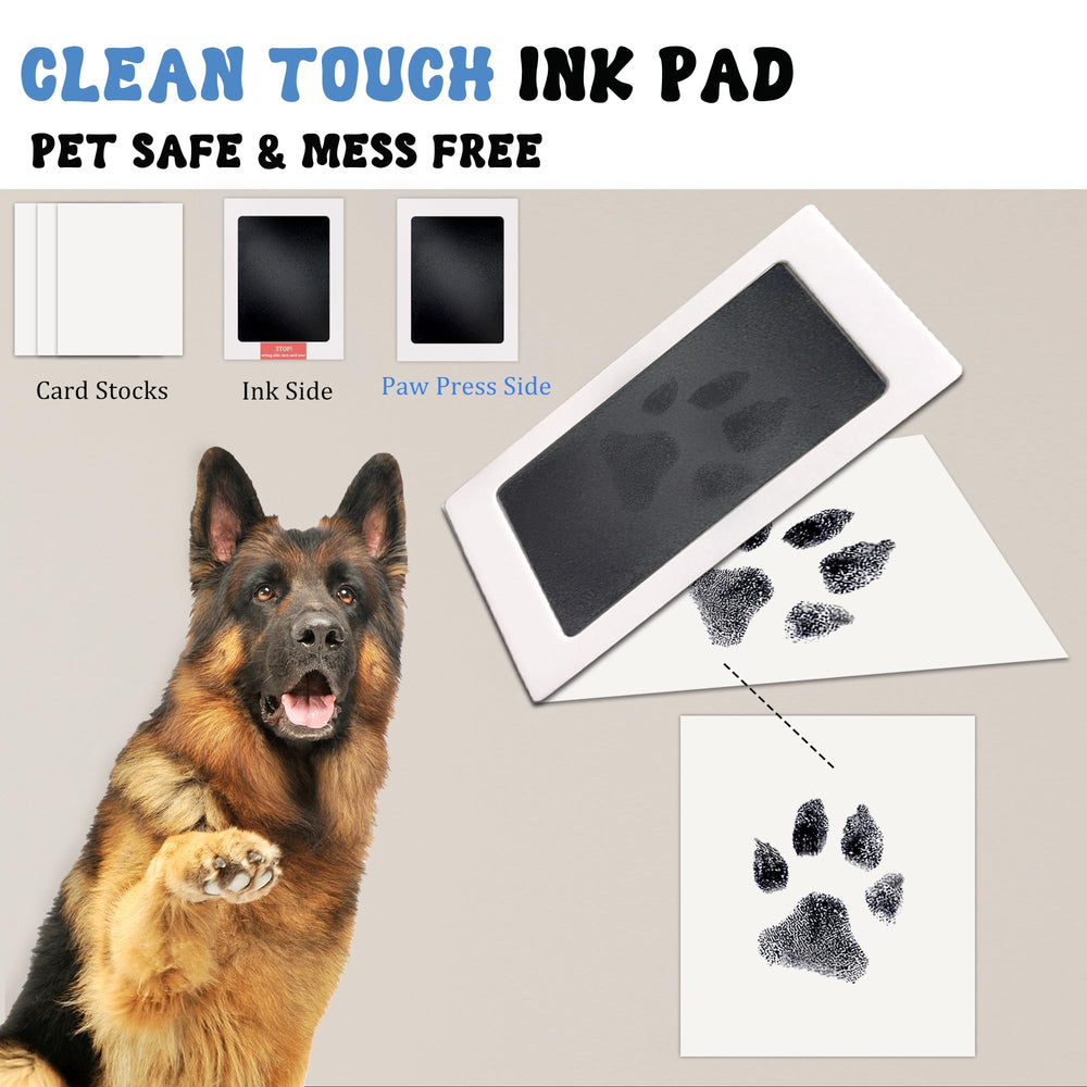 MYPAWLETS tinta sin mancha para huellas limpias.