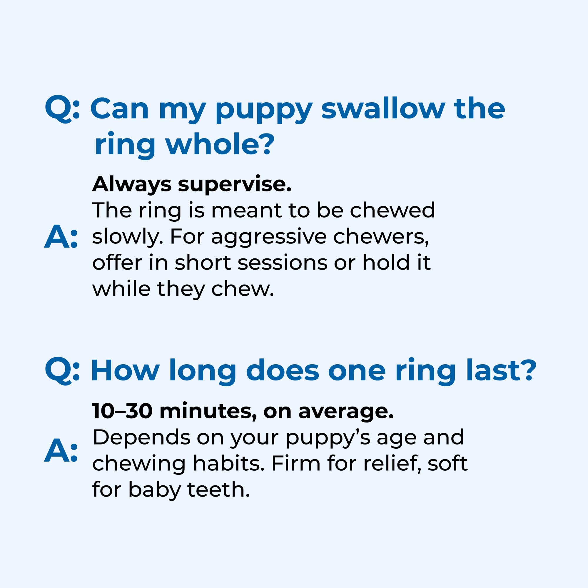 N-Bone: anillos dentición cachorros uso seguro con supervisión.