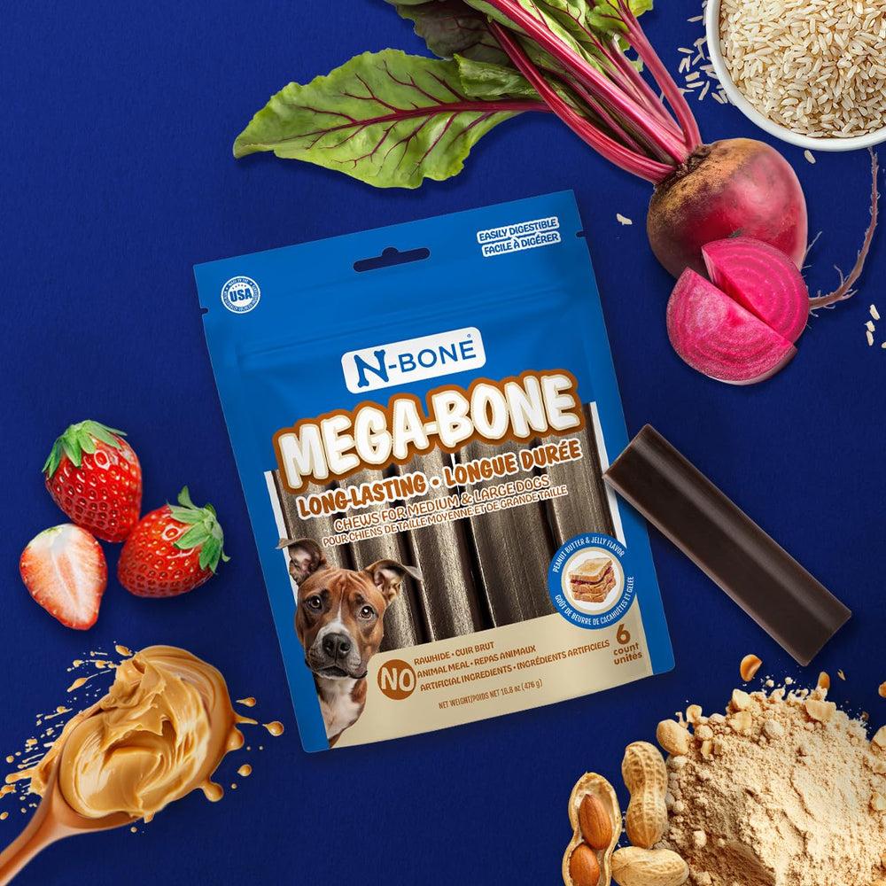 N-Bone Mega-Bone: envase de 6 piezas para múltiples momentos.