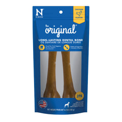 N-Bone Original hueso de pollo grande para premiar la masticación prolongada.