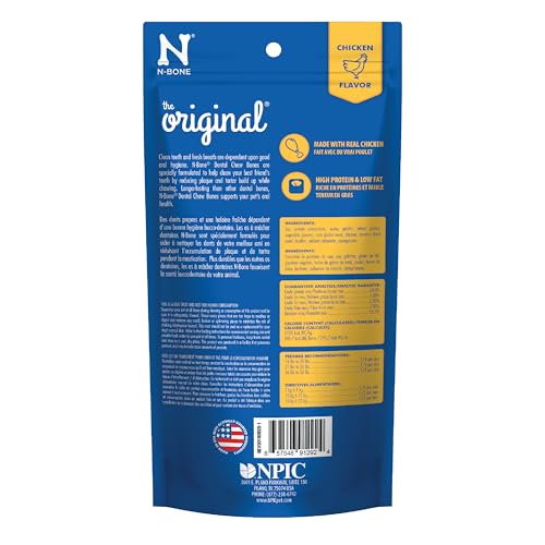 N-Bone Original textura duradera para limpieza dental durante la mordida.