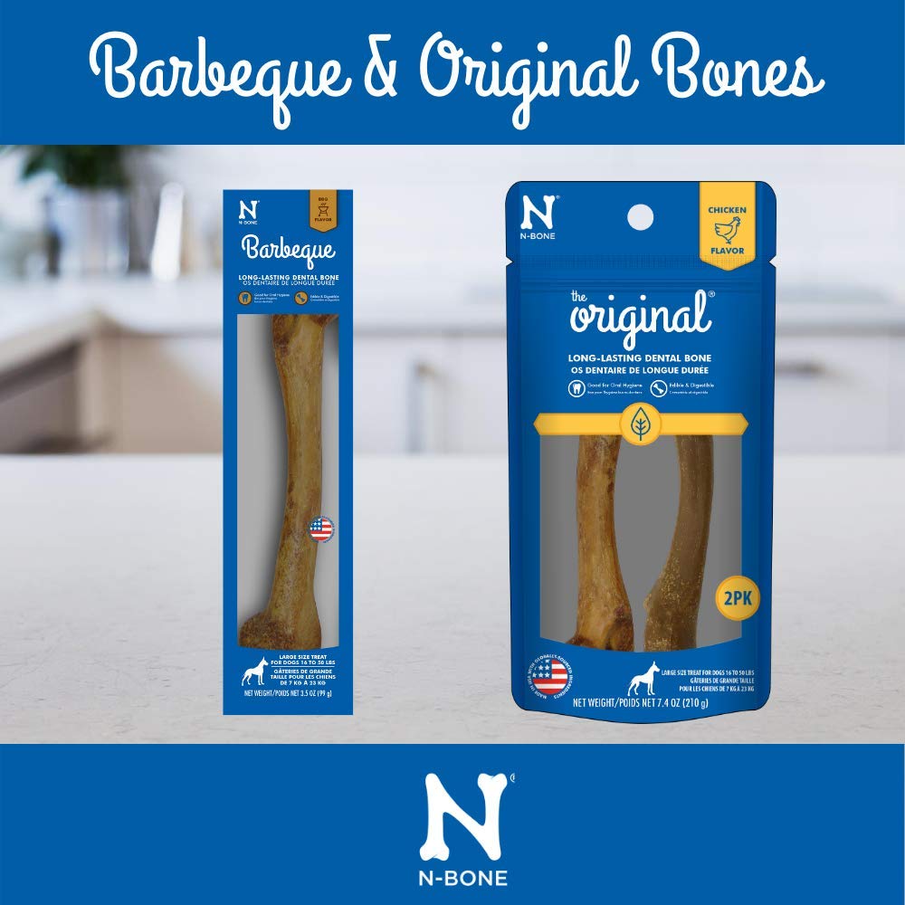 N-Bone Pupper Nutter forma de hueso atractiva para masticar