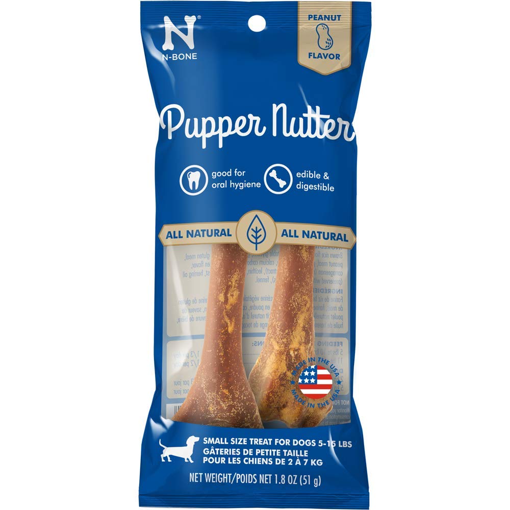 N-Bone Pupper Nutter hueso con sabor vainilla menta para perros pequeños