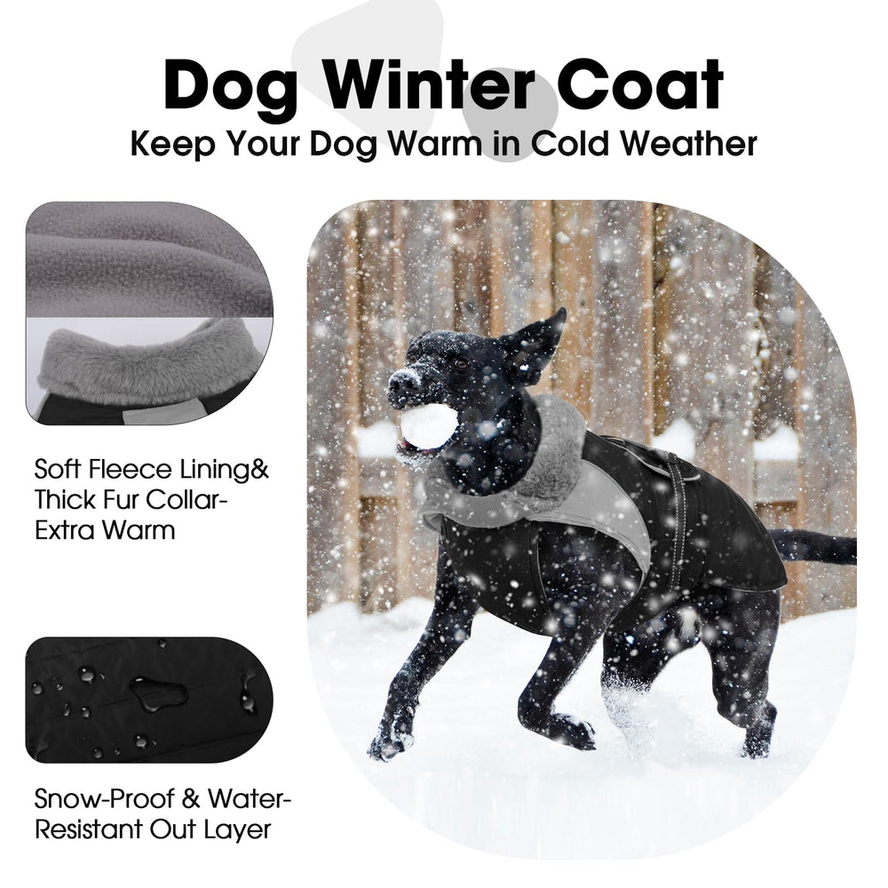 Nanaki abrigo para perro grande con abertura para correa, ideal para paseos.
