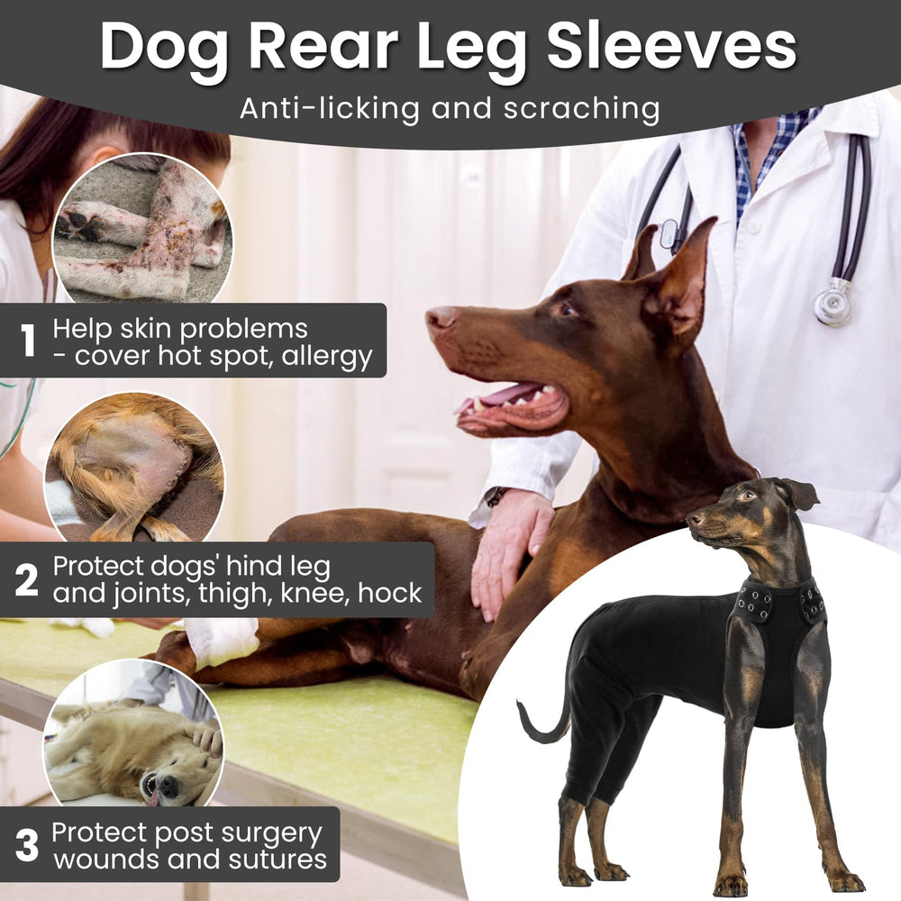 Nanaki mangas para patas traseras protegen la zona sensible y evitan lamidos.