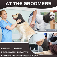 Nanaki protector orejas para perro reduce ruido en salidas.