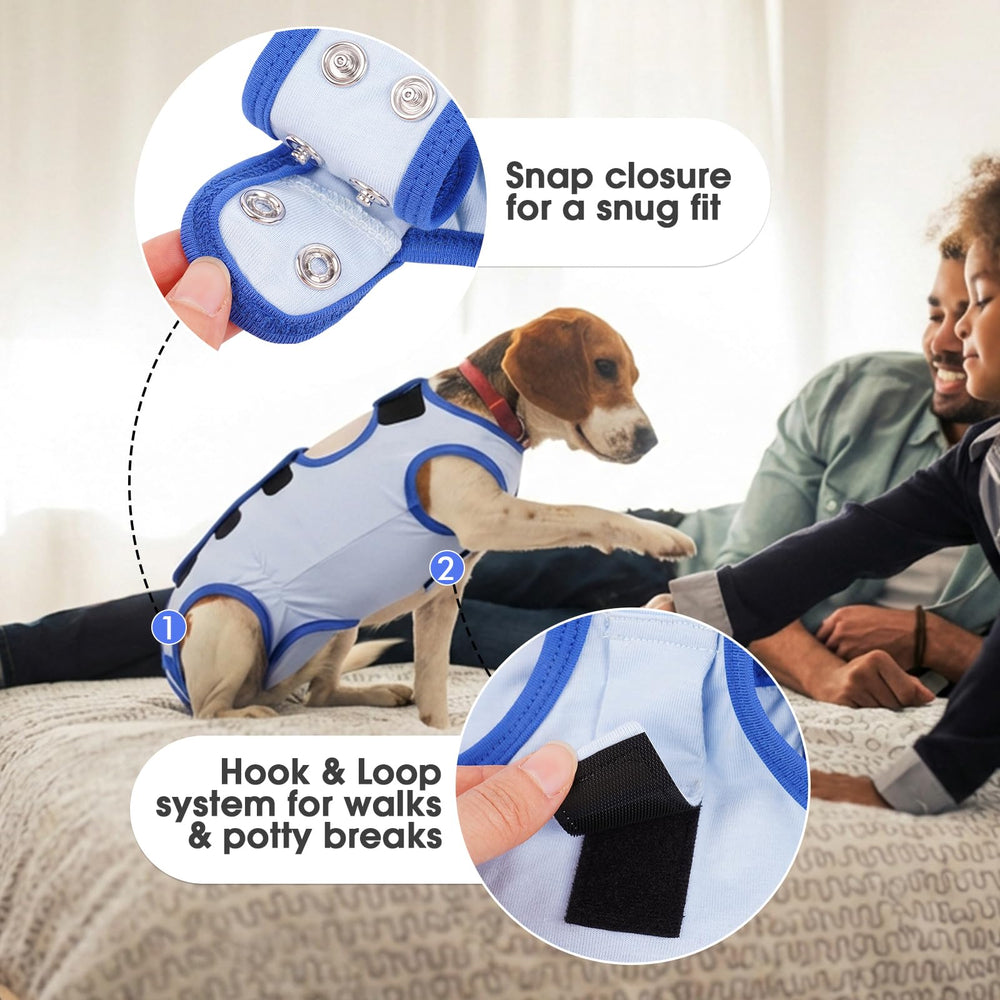 Nanaki Traje Quirúrgico Suave ofrece libertad de movimiento para perros