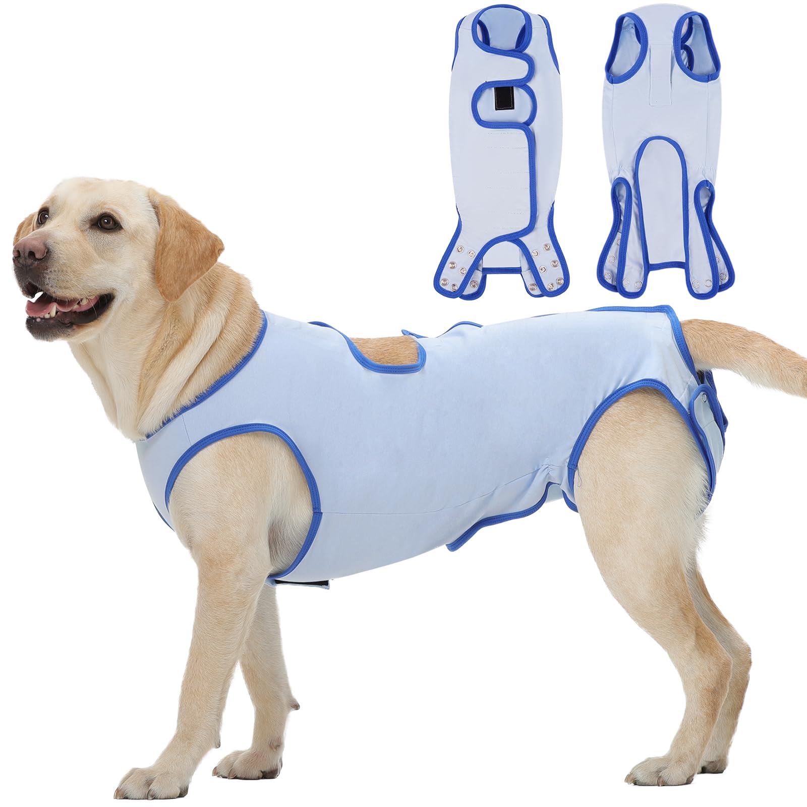 Nanaki Traje Quirúrgico Suave para Perros protege incisiones para una recuperación más limpia