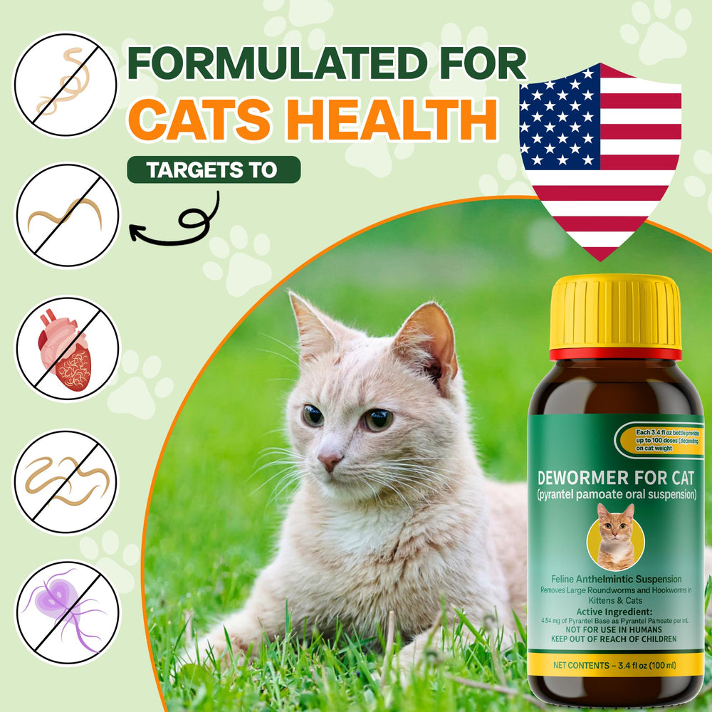 NateNatenight Desparasitante para gatos: jeringa de dosis para medir con precisión.