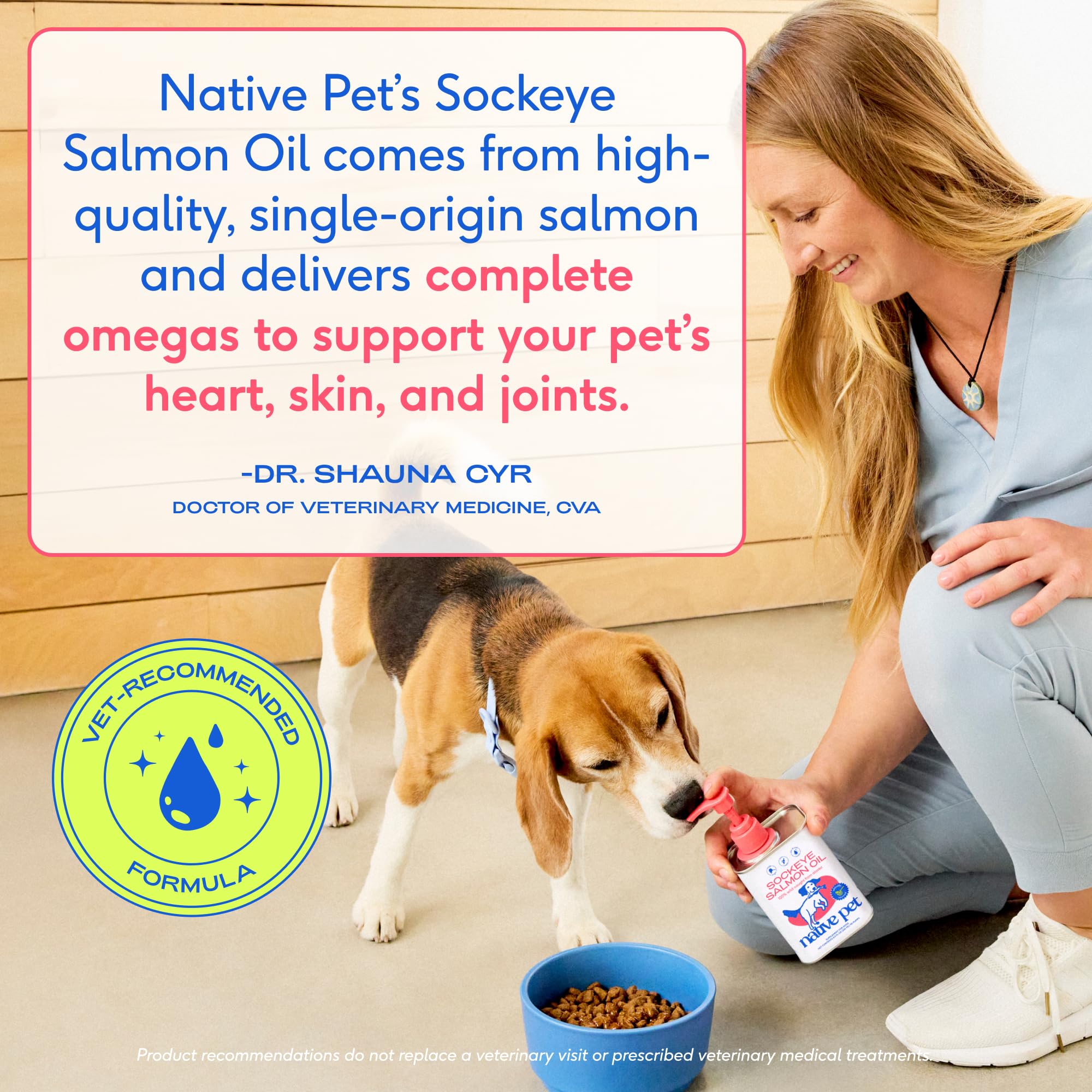 Native Pet apoyo a corazón y cognición con aceite sockeye.