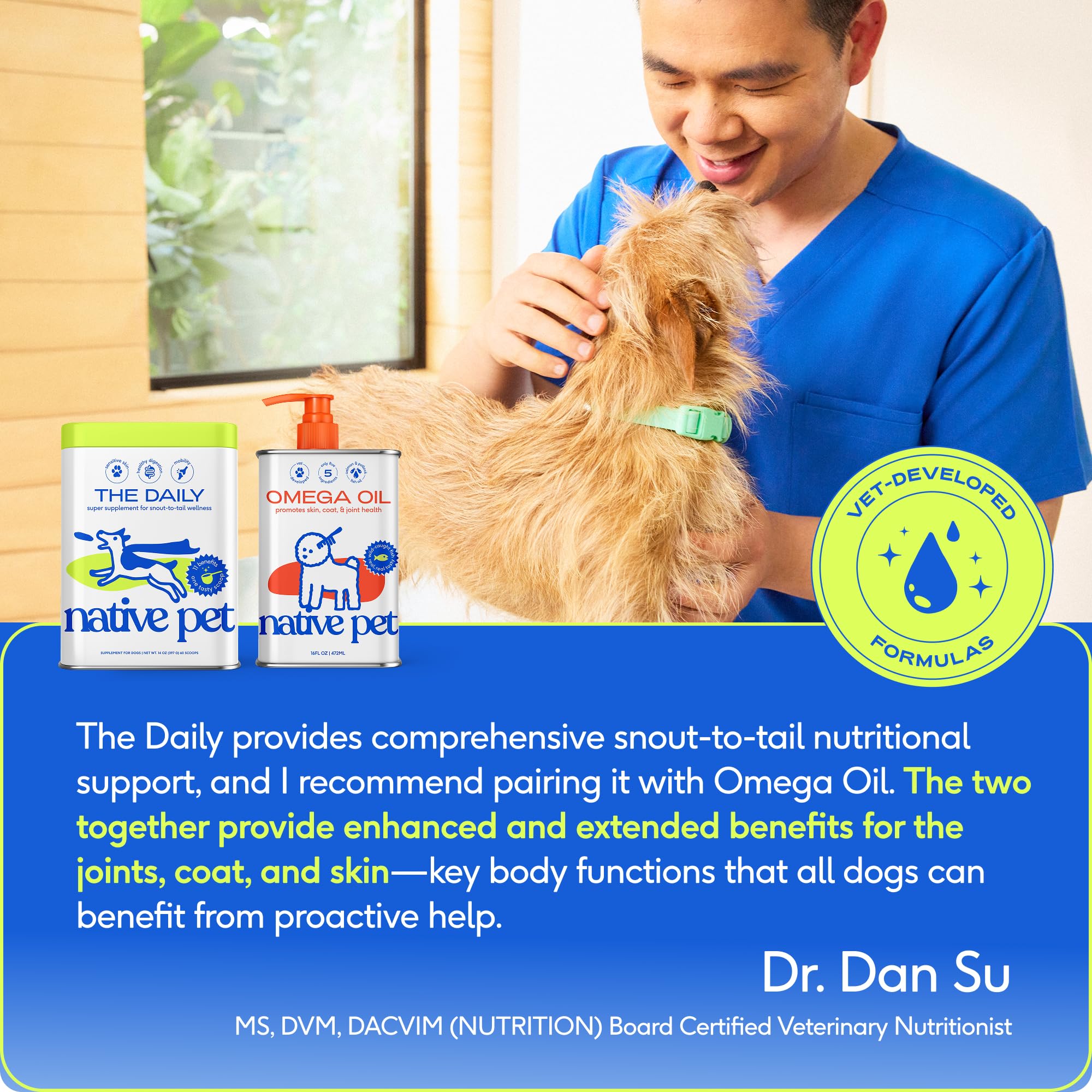 Native Pet bundle omega-3 salmon alaska, aceite de salmón salvaje para omega