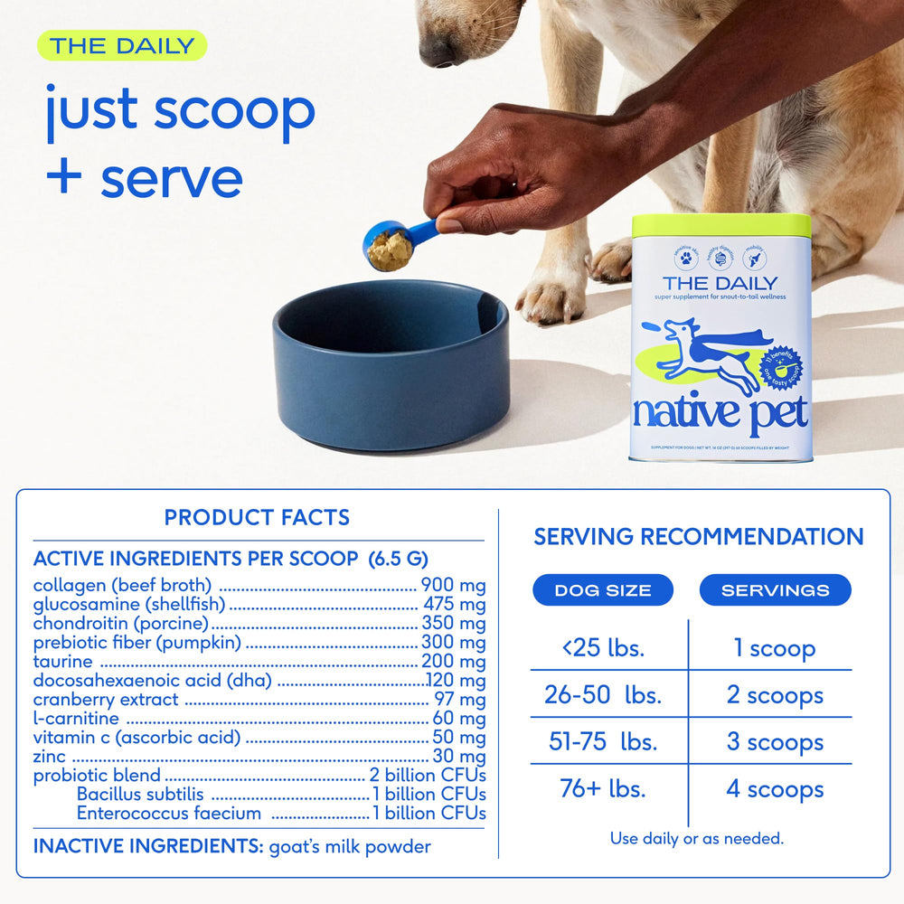 Native Pet bundle salud intestinal, probióticos para digestión equilibrada