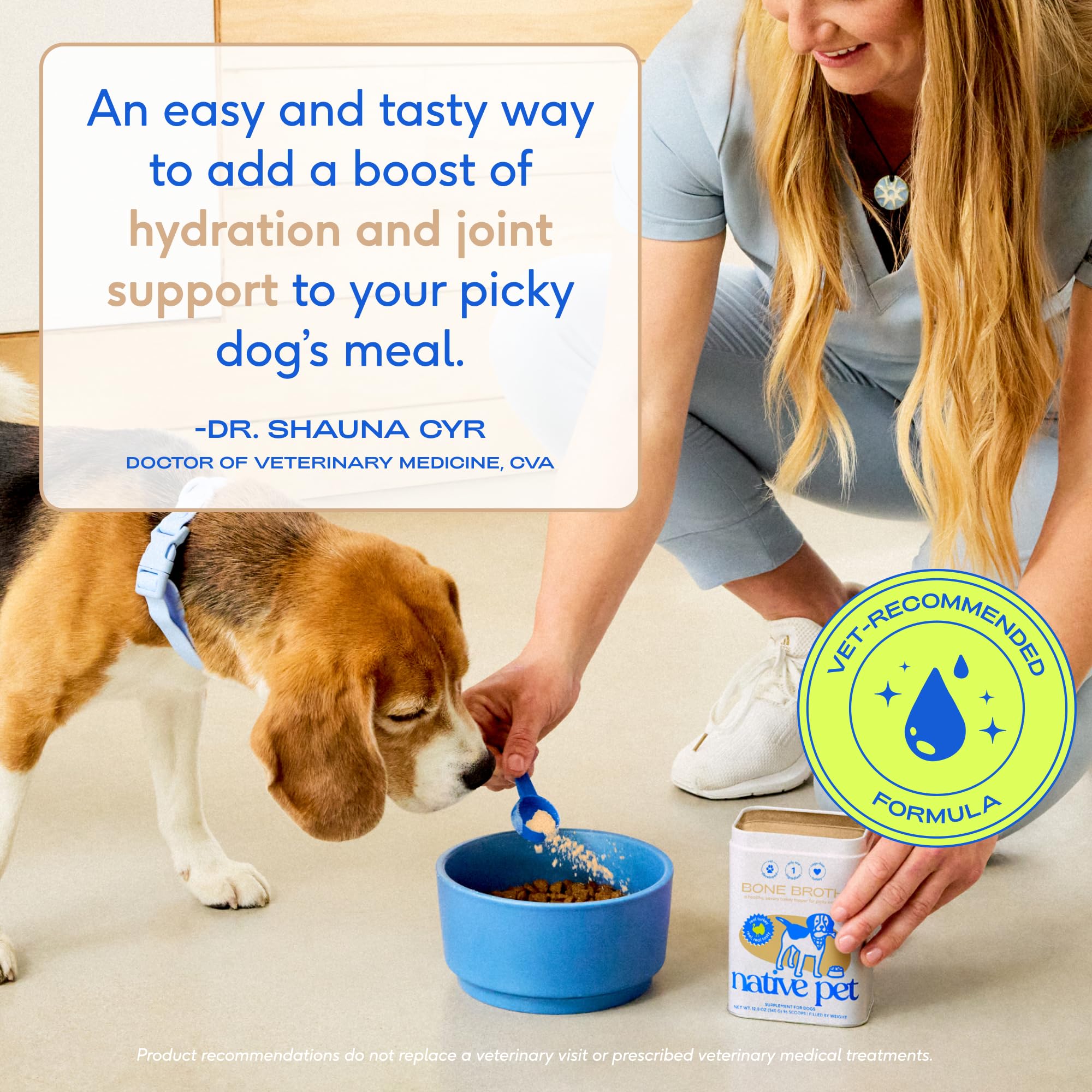 Native Pet caldo de pavo nutritivo para mascotas con estomagos sensibles