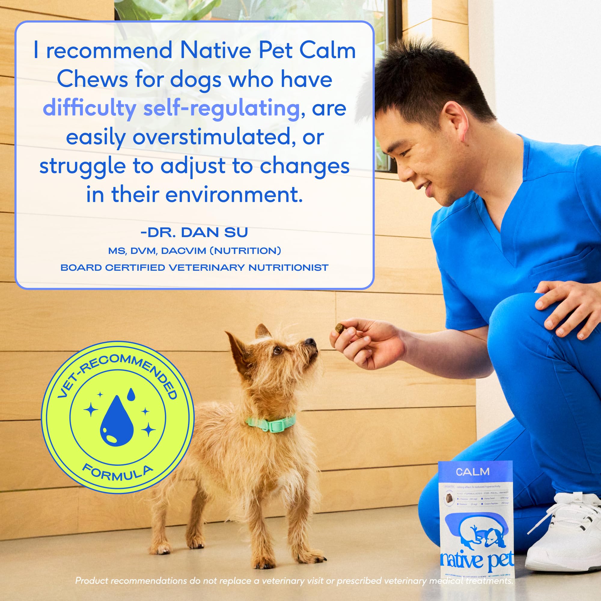 Native Pet Calming Chews: hechos en EE. UU. sin sabores artificiales