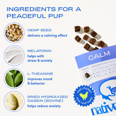 Native Pet Calming Chews: instrucciones de uso y porciones recomendadas