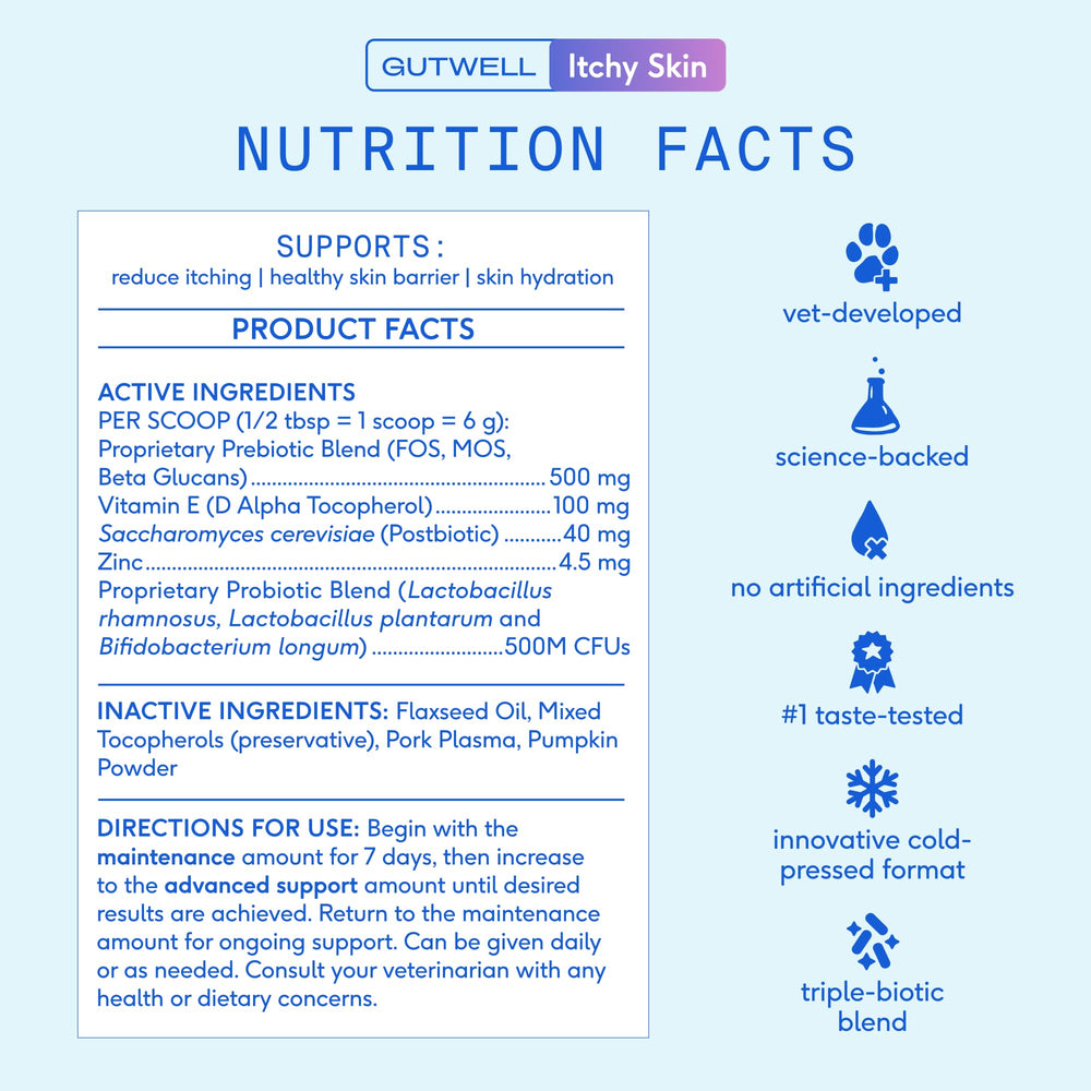 Triple-biotics de Native Pet, equilibrio intestinal y alivio