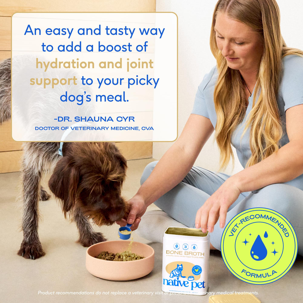 Native Pet mejora sabor del kibble, comida seca más sabrosa