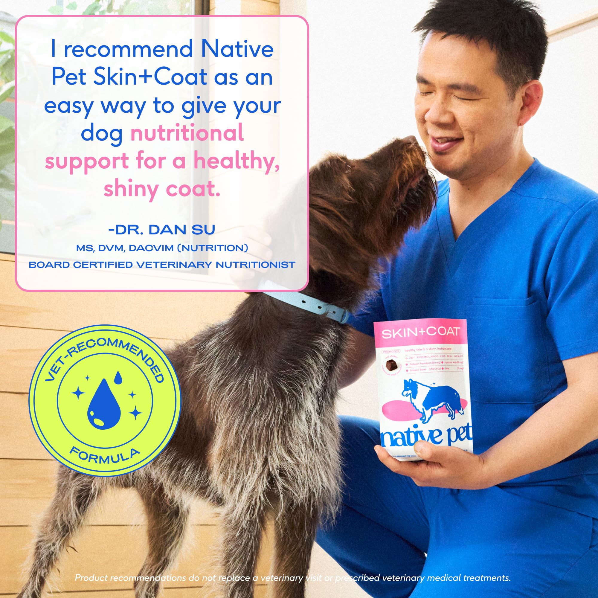 Native Pet Skin & Coat Chews: producido en eeuu con salmón salvaje y calidad.