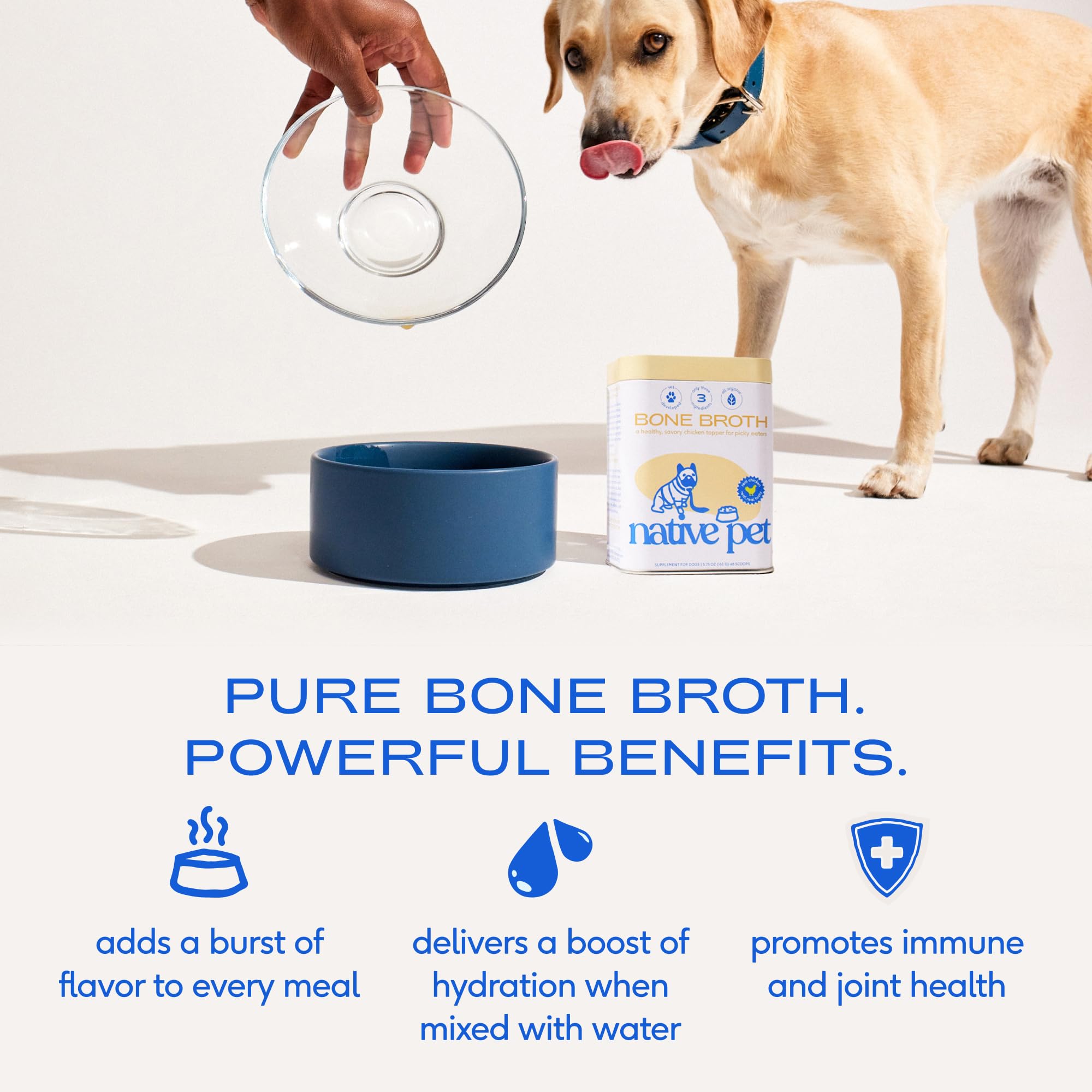 Native Pet topping para alimento, sabor atractivo para más apetito