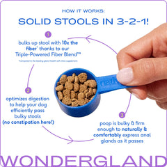 Native Pet WonderGland miscanthus-hoja: fibra natural para volumen fecal y soporte digestivo.