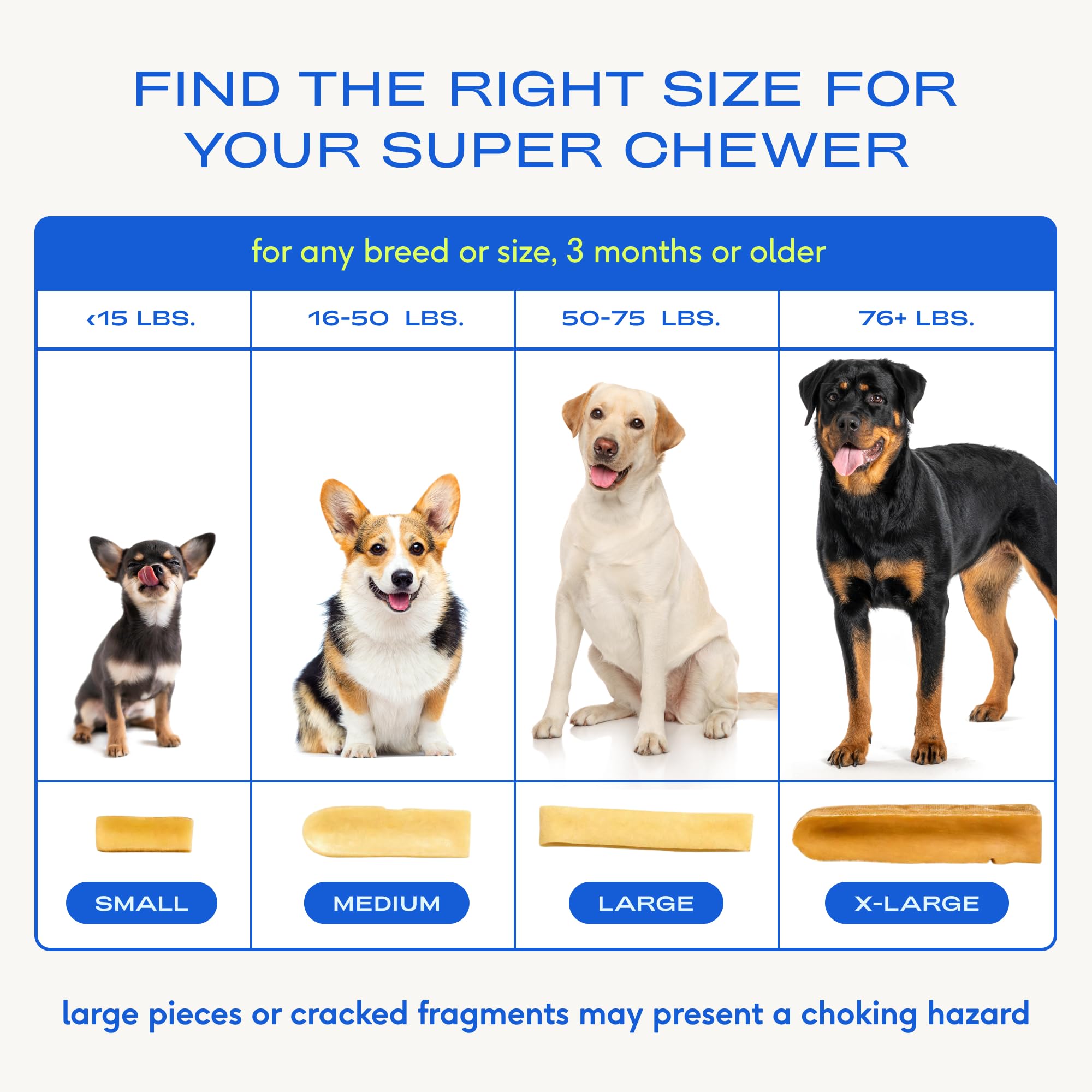 Native Pet Yak Chews: ideal para reducir la ansiedad por separación