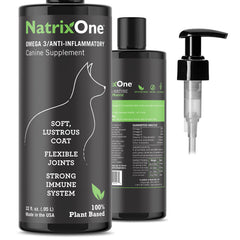NatrixOne Aceite camelina para perro, botella 32oz, mejora pelaje y piel