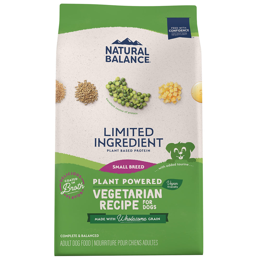 Natural Balance: alimento seco para perros pequeños, bolsa de 4 libras, práctica y versátil.