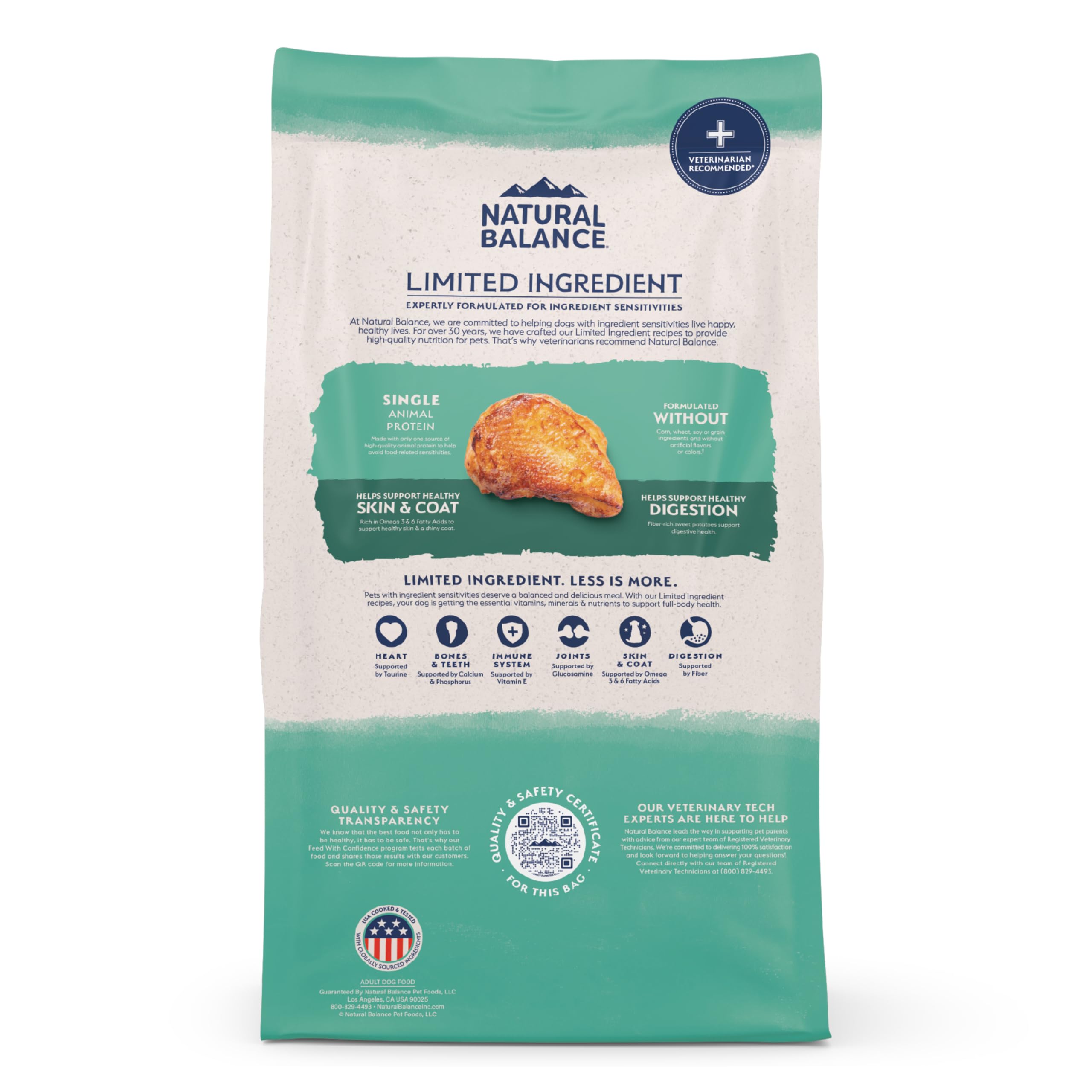 Dieta balanceada diaria con ingredientes limitados Natural Balance