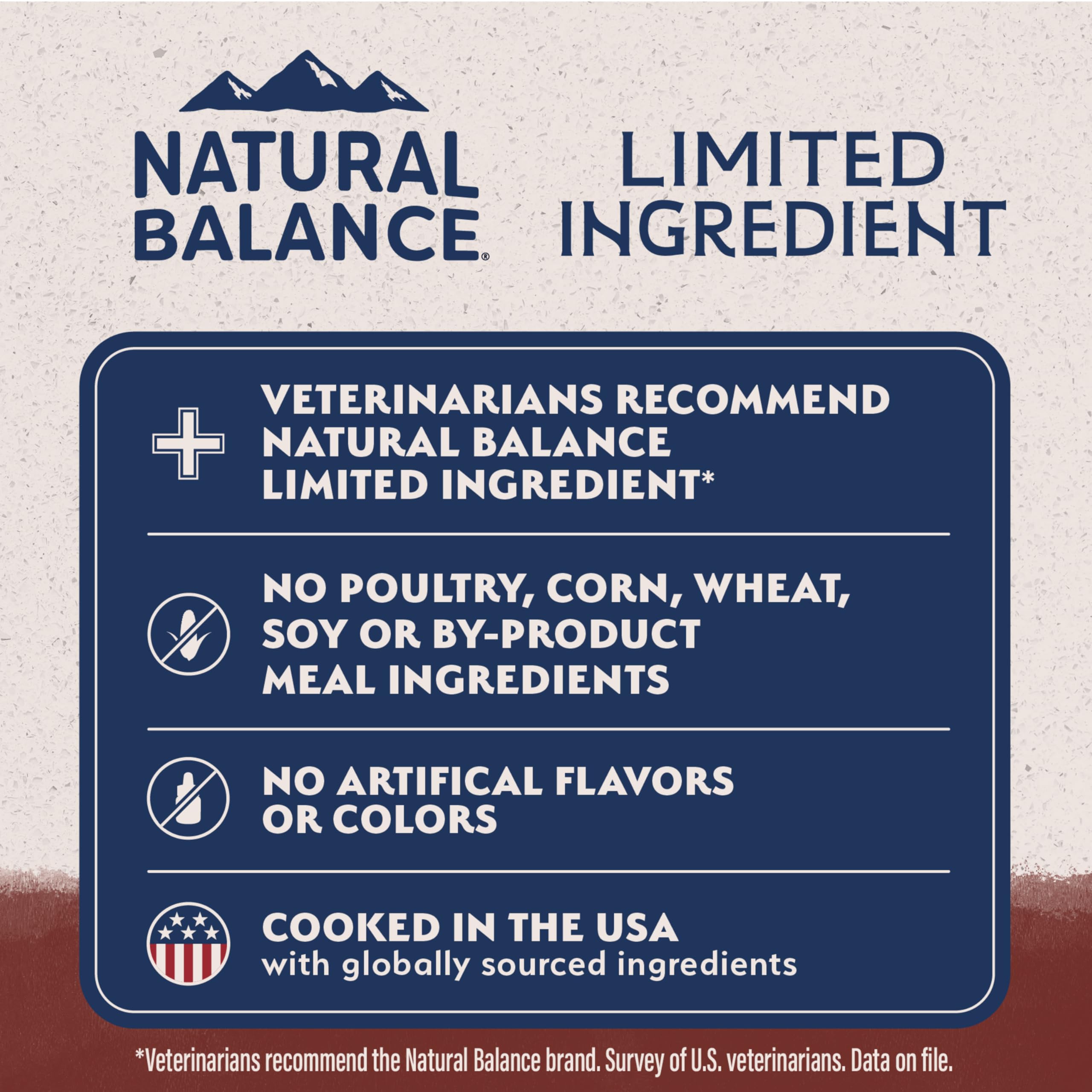 Natural Balance pequeños bocados para mandíbulas pequeñas y fácil consumo
