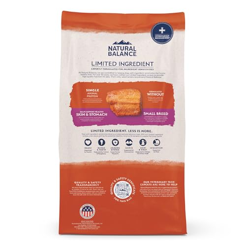 Natural Balance bolsa de 12 libras lista para perros pequeños