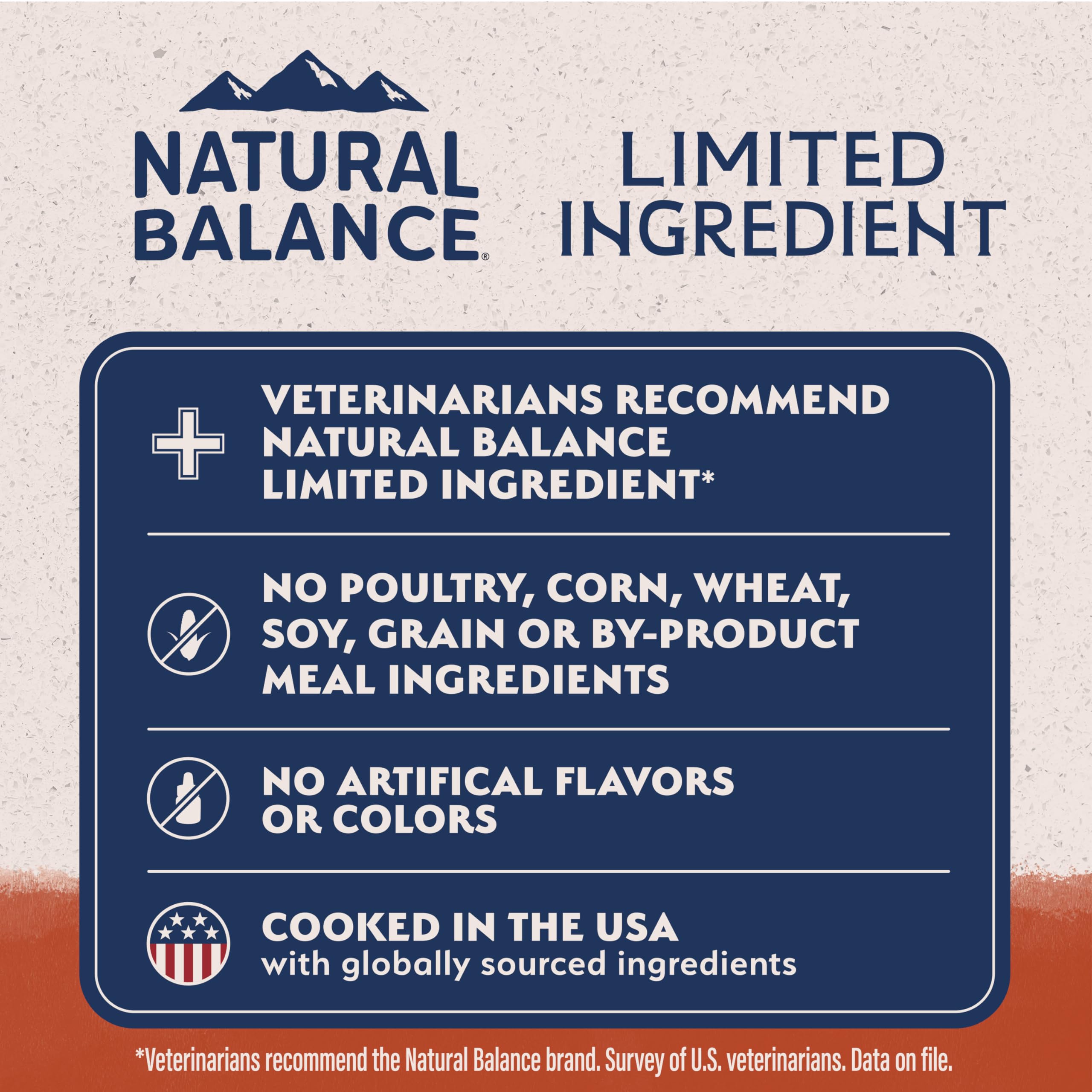 Natural Balance comida húmeda para razas pequeñas con sabor agradable y nutrición completa.