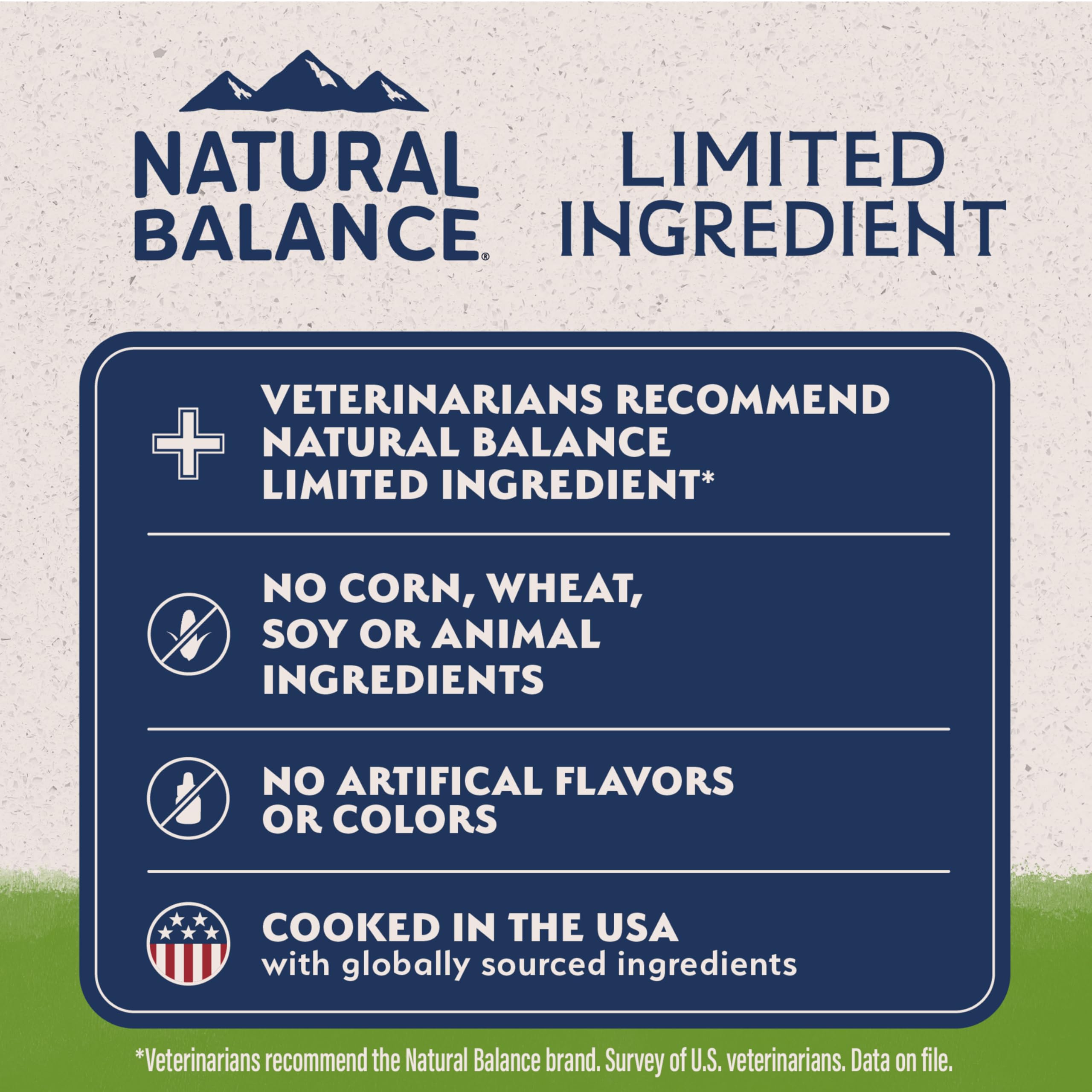 Natural Balance fibra y proteína vegetal para una digestión suave